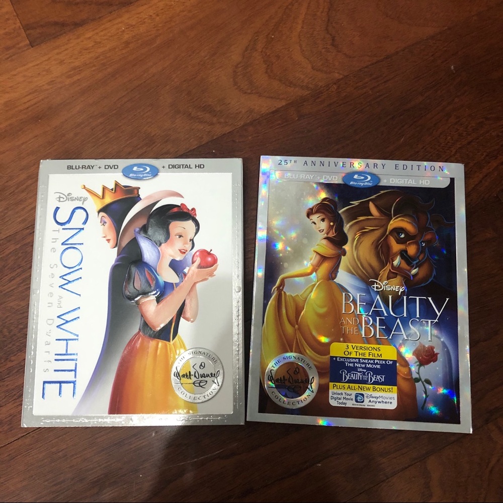 Blu Ray + dvd 2 Disney movies for family/children